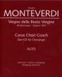 Monteverdi Vespro della Beata Vergine (Marienvespers 1610) Alt Chorstimme MP3-CD (Soli-Choir-Orch.) (Carus Choir Coach)