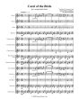 Traditional Carol of the Birds - Traditional Catalonian Carol for Woodwind Choir Score and Parts (Adapted and Arranged by Paxton M. Girtmon)