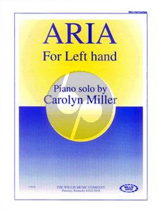 Miller Aria for Piano left hand alone