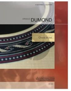 Dumond Choral et Bal pour 4 Guitares (part./parties)