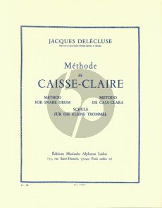 Delecluse Methode de Caisse Claire