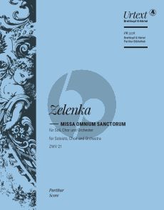 Zelenka Missa Omnium Sanctorum a-minor ZWV 21 (Soli-Choir-Orch.) (Full Score) (lat.) (edited by Wolfgang Horn)