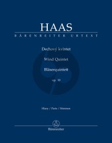 Haas Quintet Op. 10 Wind Quintet Parts (edited by Robert Simon)