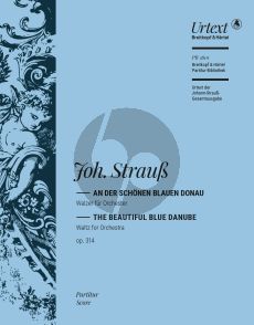 Strauss An der schönen blauen Donau Op. 314 Orchester (Partitur) (Fritz Racek)