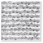 Papieren Servetten Bladmuziek (Paper Napkins 33x33' Sheet Music)