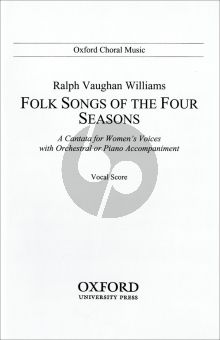 Vaughan Williams Folksongs of 4 Seasons (Vocalscore)