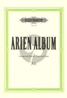 Arien Album (Alt) (Dorffel/Soldan) (Beruhmte Arien aus Oratorien und Opern)