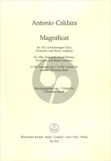 Caldara Magnificat C-dur Alto solo-SATB-4 Trpts-Perc.-Str.-Bc) (Score) (Wolff)
