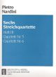 Nardini 6 String Quartets Vol.3 (No.5-6) (G-dur/Es-dur) (Parts)