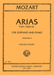 Mozart 40 Arias Vol.2 for Soprano and Piano (Edited by Sergius Kagen) (with English translations)