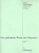 Schmidinger 4 Gefliederte Worte des Odysseus Op.38 Oboe solo