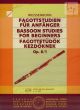 Studies Op.8 Vol.1 for Bassoon