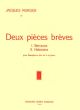 Murgier 2 Pieces Breves Saxophone alto et Piano (interm.)