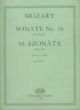 Mozart Sonata a-minor KV 300D Piano solo (edited by Bela Bartok)