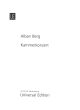 Berg Kammerkonzert (Piano-Violin with 13 Winds) Edition for Violin and 2 Painos (Edited by Douglas Jarman)