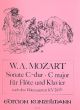Mozart Sonata C-dur (nach Quartett KV 285b (Anh.171) Flöte-Klavier