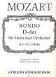 Rondo D-dur KV 412 (386b) (Horn-Orch.)