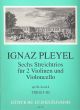 Pleyel 6 Trios Op.56 (No.1-3) 2 Violinen-Violoncello (Stimmen)