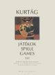 Kurtag Games (Jatekok) Vol.8 Piano 4 Hands and 2 Pianos