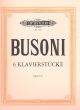 Busoni 6 Klavierstucke Op.33B