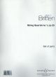 Britten String Quartet No.1 Op.25 D-Major Parts