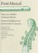 Hassler Instrumental Canzonas in 4 Parts (4 Recorders or Renaissance Instr.) (Score/Parts) (Ulrich Schmid)