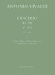 Vivaldi Concerto D-major RV 90 (P.155) Fl.-Ob.-Vi.-Bsn.-Bc (Score/Parts) (David Lasocki)