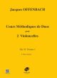 Offenbach Cours Méthodique de Duos Op. 50 Vol. 1 pour 2 Violoncelles