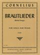 Cornelius Brautlieder (Bridal Songs) High Voice (German/English)