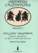 McGibbon Orpheus Caledonius Vol.1 McGibbon 3 Sonatas for flute or Violin and Bc (Edited by Peter Holman)