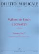 Fesch 6 Sonaten Op. 8 No. 5 C-dur Altblockflöte und Bc (Erich Benedikt)