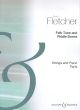 Fletcher Folk Tune & Fiddle Dance for Strings and Piano Set of Parts (Includes Strings 5-4-3-3-3 and also a piano score for study purposes)