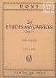 24 Etudes and Caprices Op.35 Violin