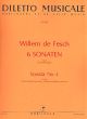 Fesch 6 Sonaten Op. 6 No. 4 a-moll Altblockflöte und Bc (Erich Benedikt)
