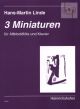 3 Miniaturen fur Altblockflote und Klavier