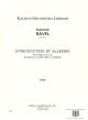 Ravel Introduction et Allegro fl, cl - 2vn, va, vc, cb solo harp in set Set of parts