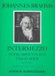 Brahms Intermezzo Op.119 No.3 C-Dur Klarinette in B und Klavier (herausgegeben von Nicolai Popov)
