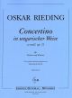 Rieding Concertino in ungarischer Weise a-Moll Opus 21 Violine und Klavier (Tmislav Butorac) (1 - 3 Lage)