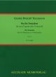 6 Sonaten Vol.2 (TWV 40:104 - 106) 2 Bassoons (or 2 Violoncellos) Score and Parts (edited by Bodo Koenigsbeck)