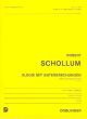 Schollum Elegie mit Unterbrechungen Op.130 4 Saxophonen (SATB) (Part./Stimmen)