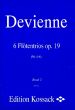 Devienne 6 Trios Op. 19 Vol. 2 No. 4 - 6 for 3 Flutes (Score/Parts) (grade 4)