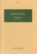 Carter Triple Duo Flute, Clarinet, Percussion, Piano, Violin and Cello Study Score