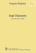 7 Chansons SATB