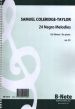 Coleridge-Taylor 24 Negro Melodies Op. 59 Piano solo (edited by Sandra Hellmers)