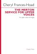 Frances-Hoad The Merton Service For Upper Voices (SA) with Organ