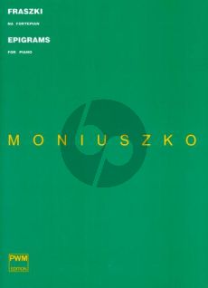 Moniuszko Epigrams for Piano solo