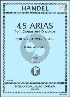 45 Arias vol.1 for High Voice and Piano