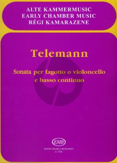 Telemann Sonata E-flat major Bassoon(Vc.)-Bc (Imre Rudas)