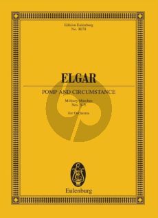 Elgar Pomp and Circumstance Marches 1 - 5 Orchestra (Study Score) (Eulenburg)