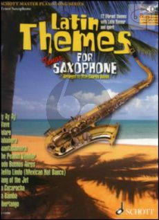 Latin Themes (12 Vibrant Themes) (Tenor Sax.) (Bk-Cd)